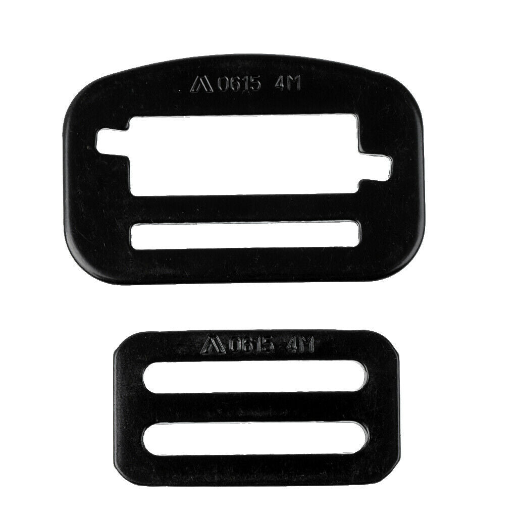 2 Pair of Climbing Harness with Adjustable Buckle - Fits 45mm / 1.75 "Straps