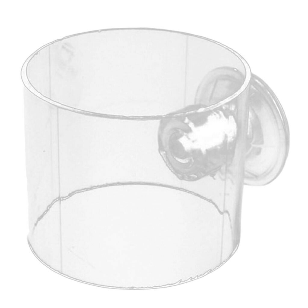Round Shape  Feeding Ring Aquarium  Tank Food Feeder with Suction L