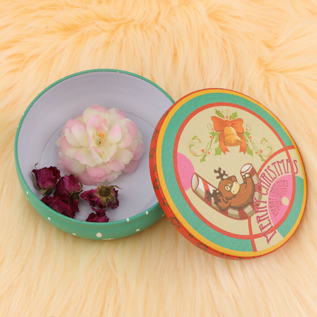 Portable Floral Tea Candy Container Tin Sealed Can Box Home Kitchen Storage #4