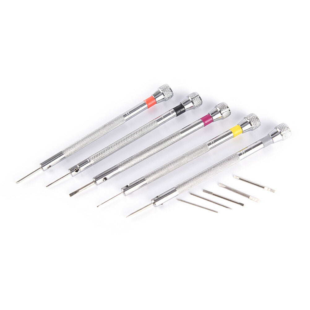 5pcs Steel Watch Screwdriver Watches  Band Link Pins Removal Repair Kit tool  Xz