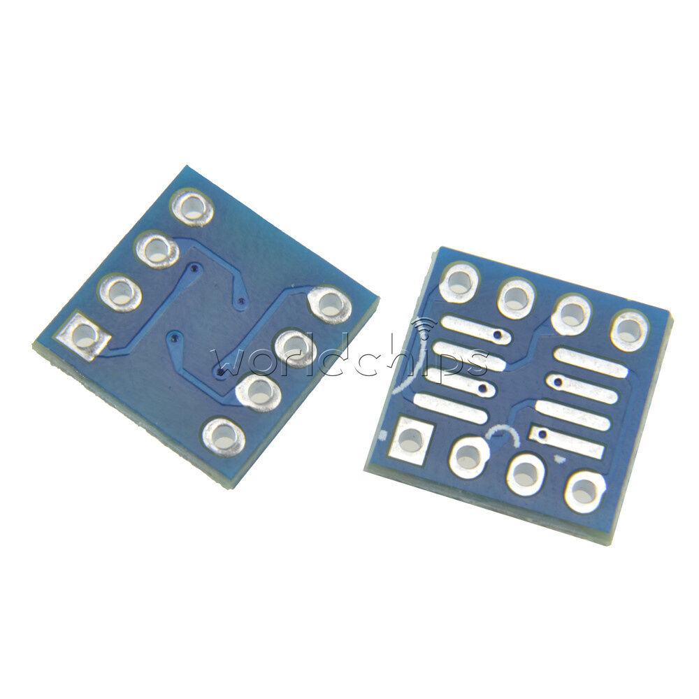 50pcs SOP8 SO8 SOIC8 TSSOP8 MSOP8 to DIP8 Adapter PCB DIY Conveter Board new