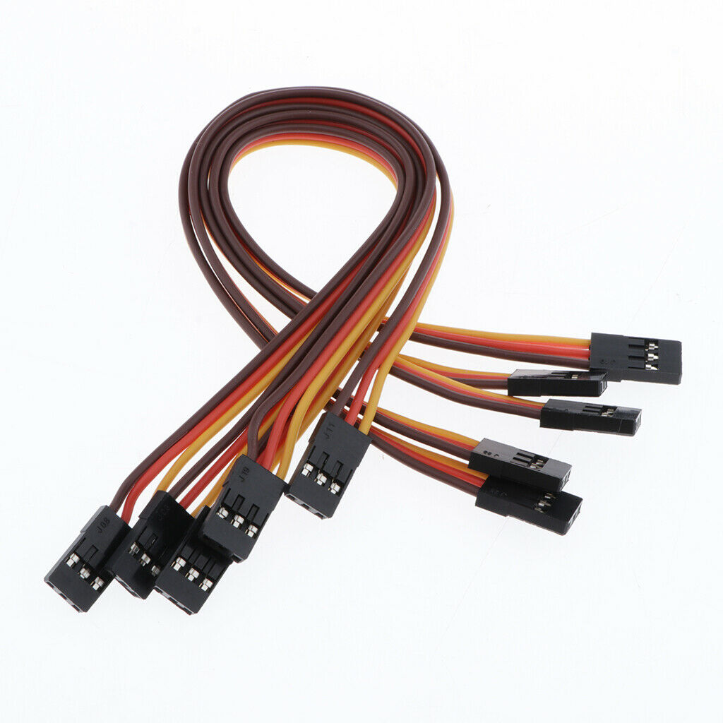 Pack of 5 22# Servo Motor Gear Extension Cable Wire Line 200mm EU-D600-132