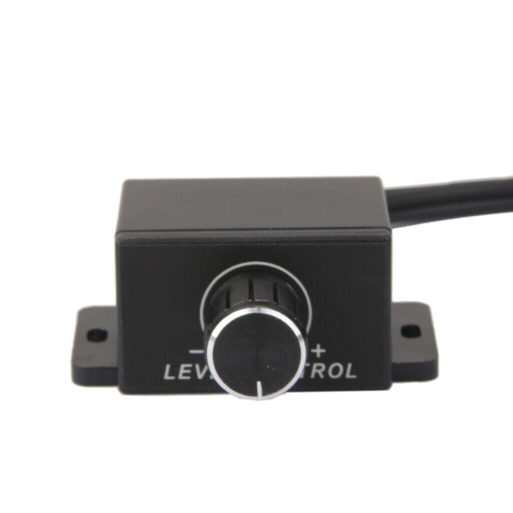 Adjustment Car Amplifier Bass Remote RCA Level Volume Control Knob Stereo RCA
