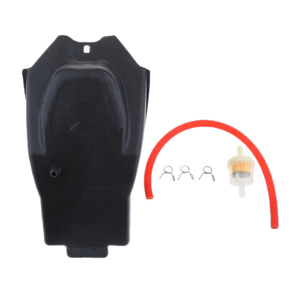 Gas Fuel Tank Filter Red Hose Pipe with Clips For 49cc Mini Dirt Bike Pocket