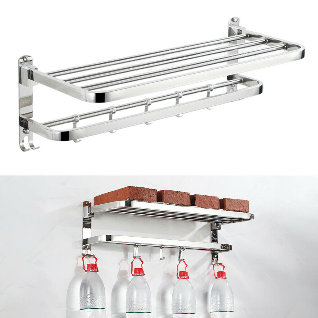 Towel Bar Bathroom Hardware Accessory 60cm