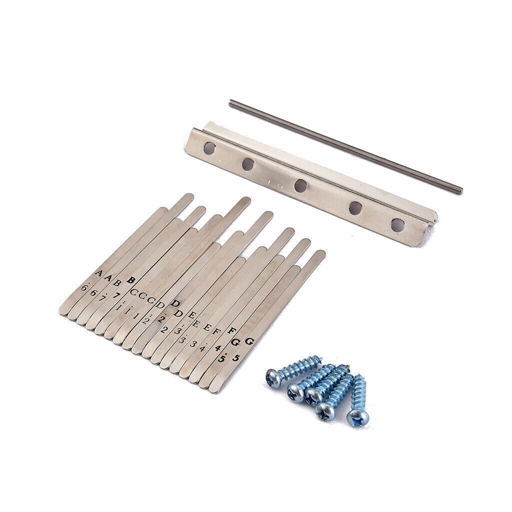 1 Set 17 Keys Kalimba Mbira Thumb Piano DIY Keys