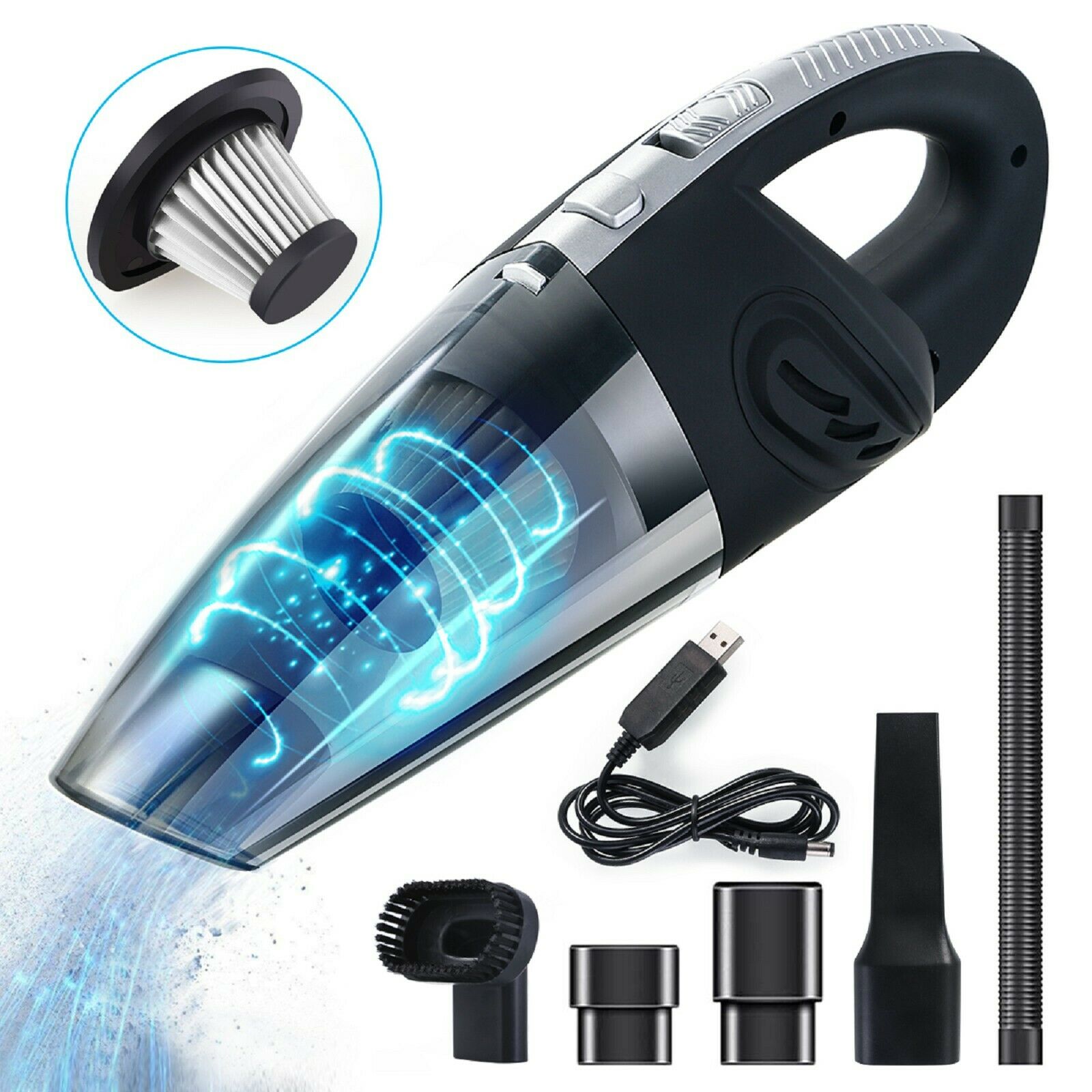 Cordless Hand Held Vacuum Cleaner Small Mini Portable Car Auto Home Wireless