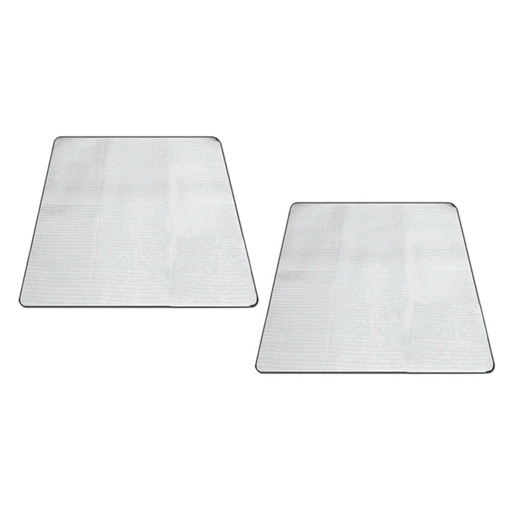 2Pcs Waterproof Insulated Camping Mattress for Outdoor Picnic 200x150cm