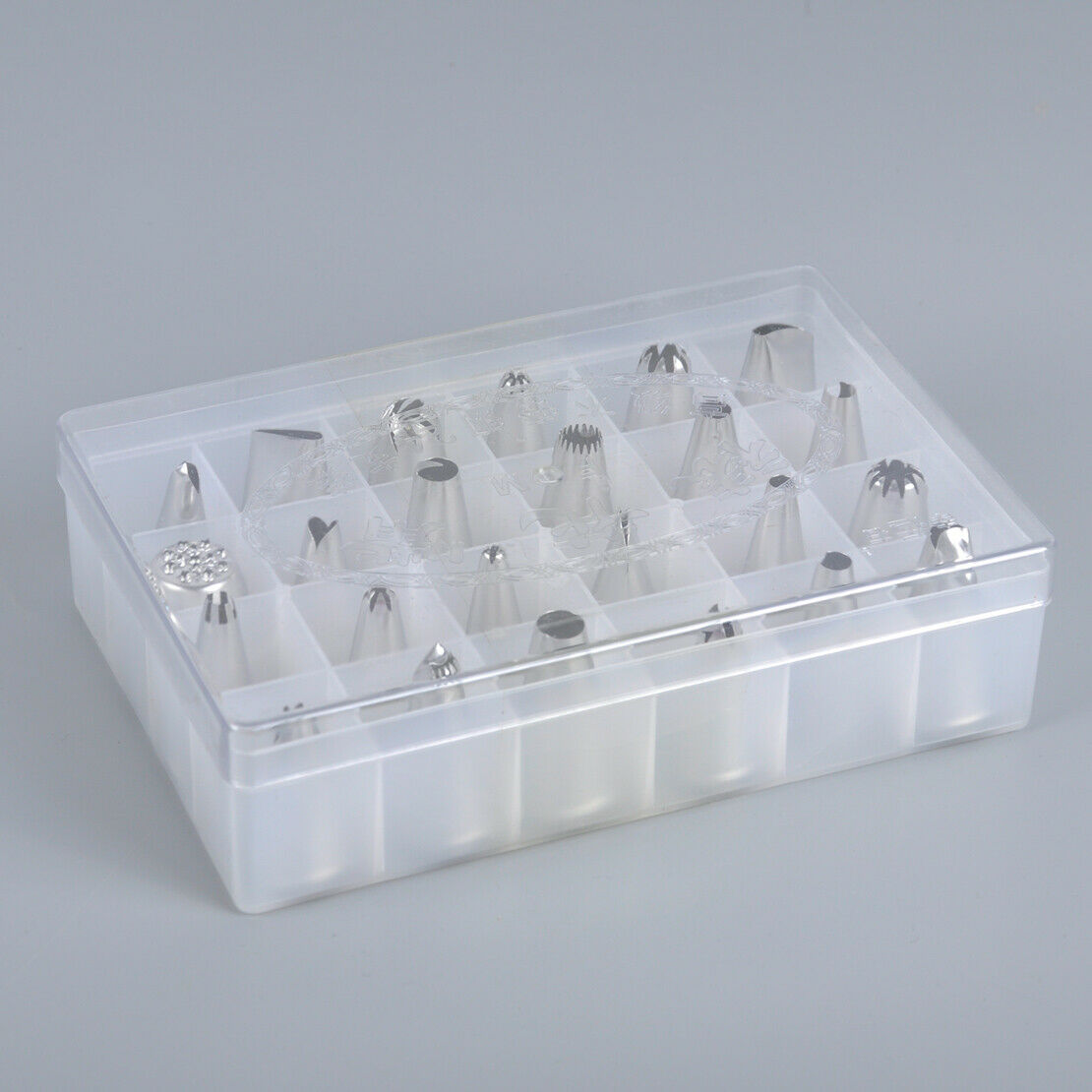 24x Cake Decorating Icing Syringe Pastry bags Piping Nozzles Tips Bakery Kit An
