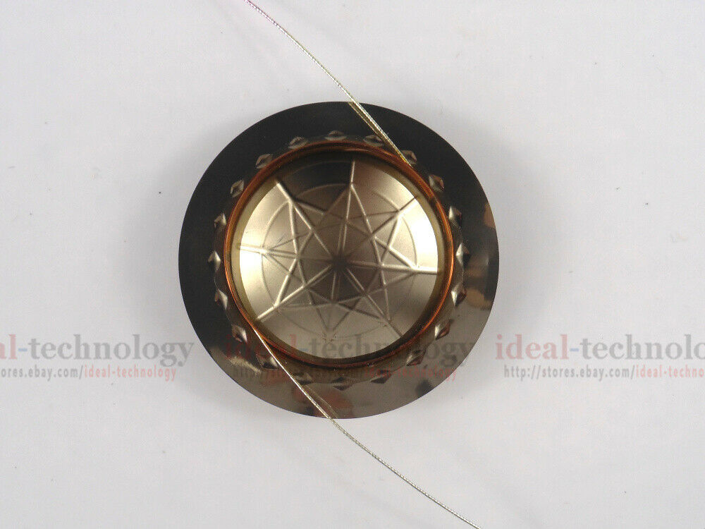2 pcs 25.5mm 1" Diaphragm Titanium Voice coil 8 ohm 25.4mm Round Wire