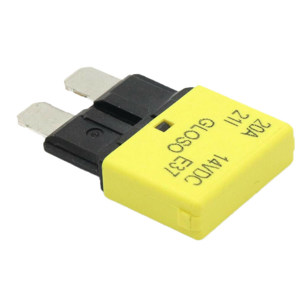 4PCS Universal Car Truck Mini Low Profile Blade Fuses 7.5-20A Manual Circuit