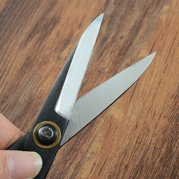 Beginner Bonsai Shear Tools Master Long Handle Scissors 200mm 8'' Steel Black