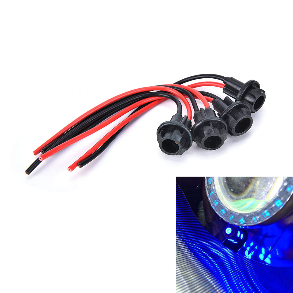 4x T10 W5W 158 501 Car Socket Extension LED Wedge Light Base Connector T .l8
