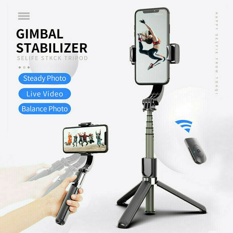 L08 Anti-Shake Mobile Phone Selfie Stick Holder Handheld Grip Stabilizer Tripod