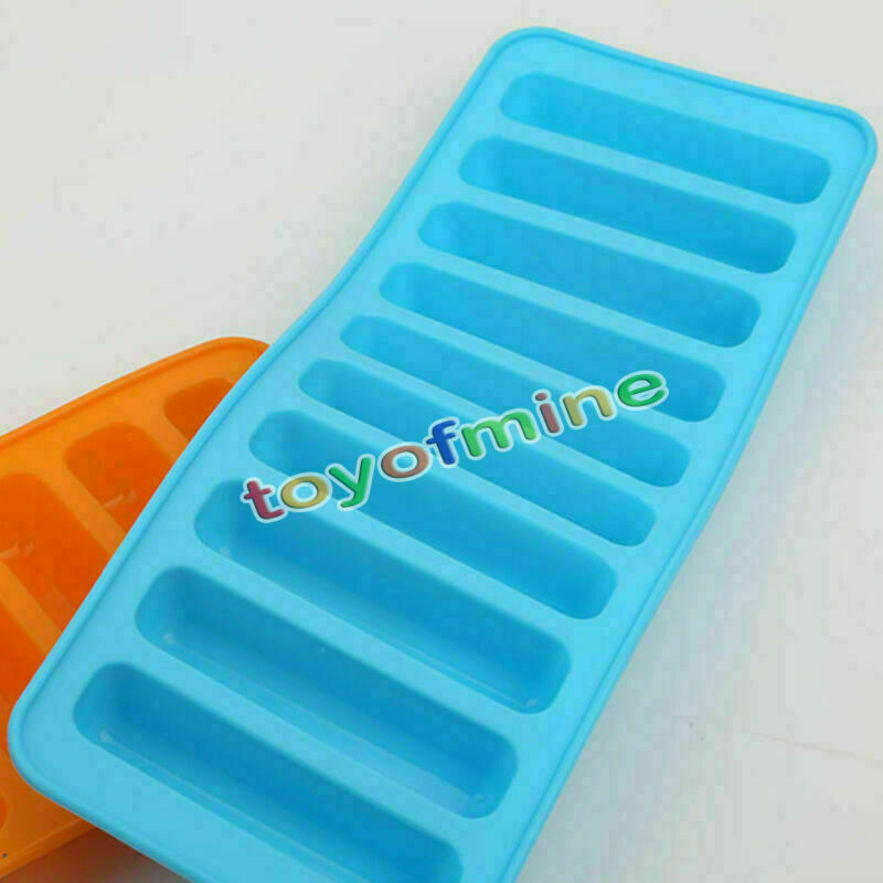 DIY Creative Silicone Cylinder Ice Cube Tray Freeze Mould Cookies Chocolate Mold