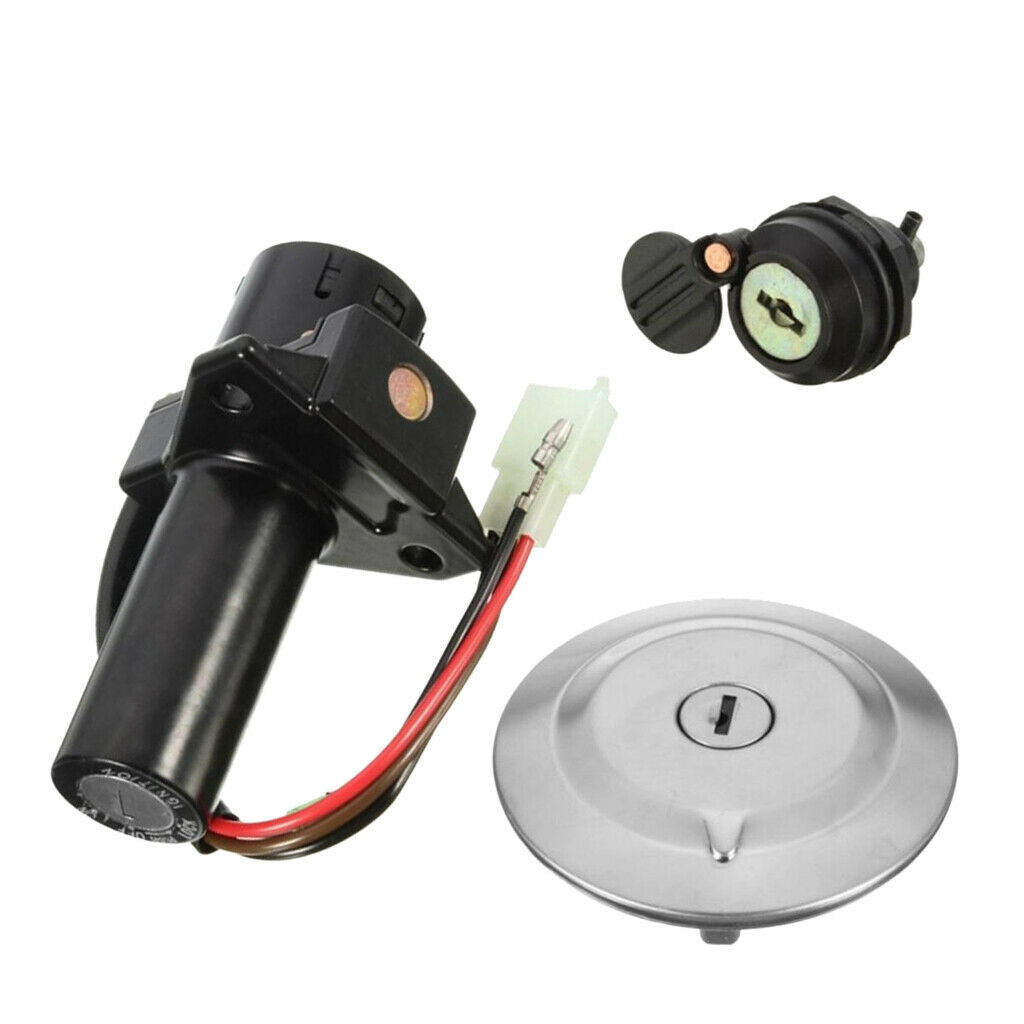 Ignition Switch Fuel Cap Seat Lock Set For 2002-2013 Yamaha YBR125