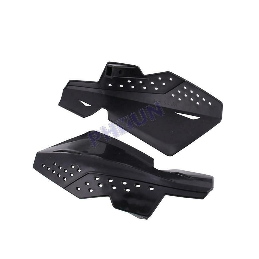 2x Black Motorcycle Hand Guards Protector For 7/8" Handlebar Motorcycle ATV Quad