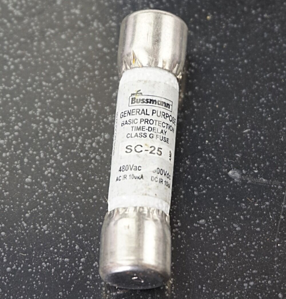 25 Amp Main Buss Fuse - Hot Tub Spare Parts Time-Delay Class G Fuse BUSS