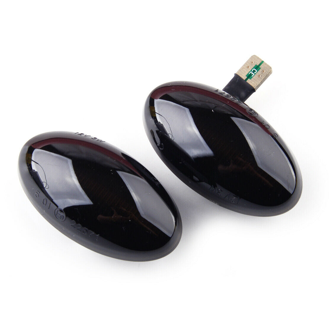2x Black LED Dynamic Maker Turn Signal Light fit for Mini Cooper R50 R52 R53