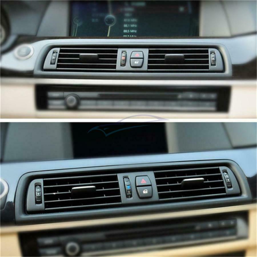 1 Piece Black Car Front Console Grill Dash AC Air Vent For BMW 520i 2010-2016