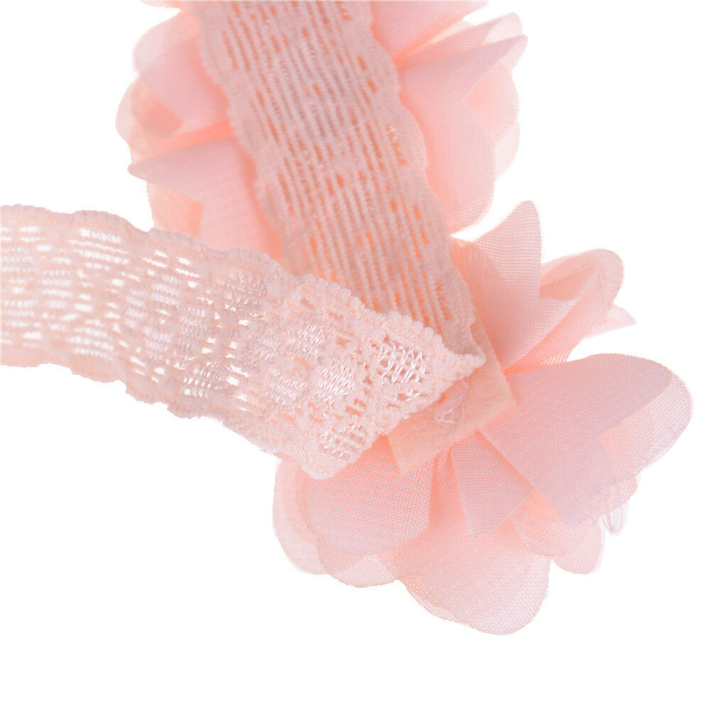 Baby Girl Toddler Lace Flower Hair Band Headwear Kids Headband Accessories y Tt