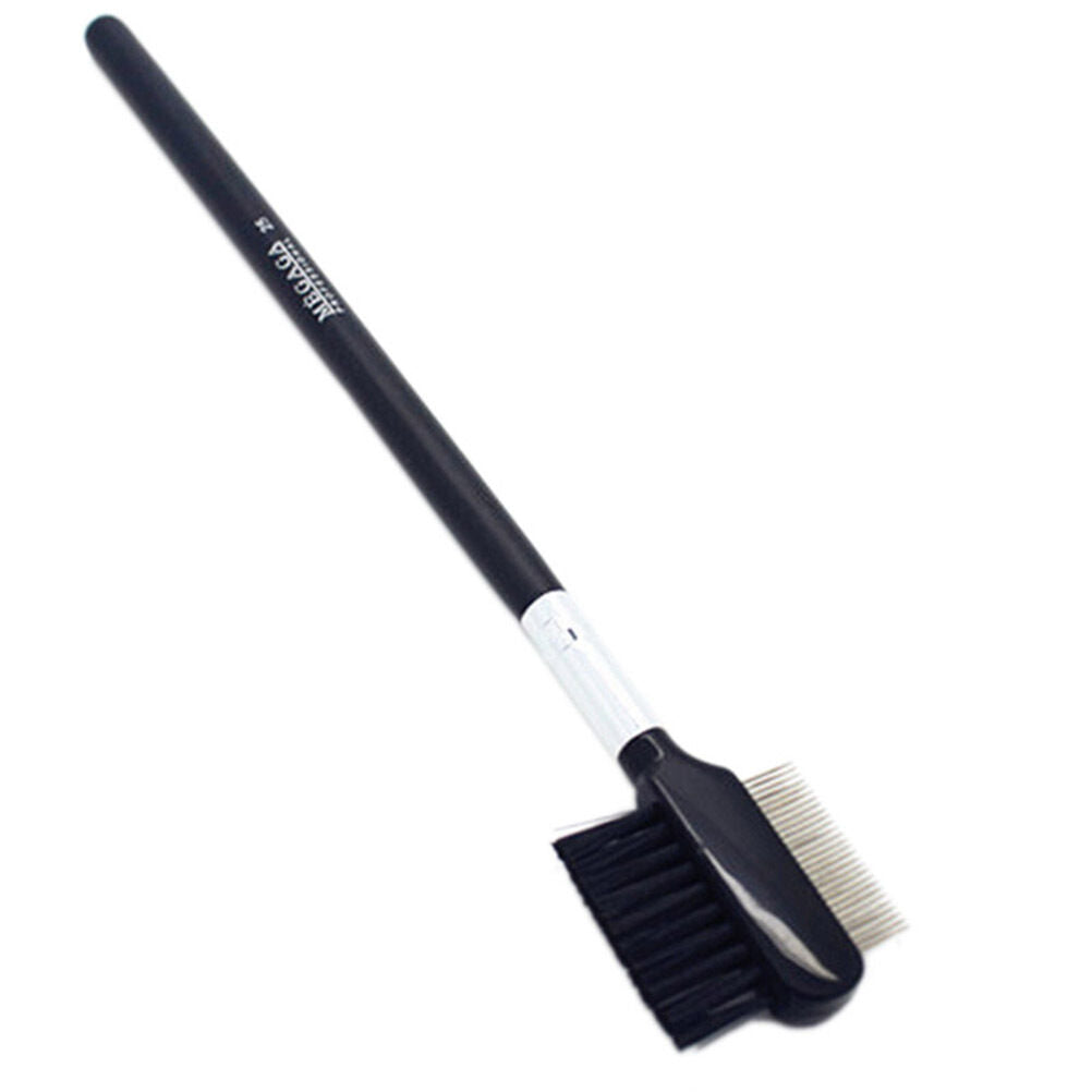 Steel Eyebrow Eyelash Dual-Comb Extension Brush Metal Comb Makeup Tool Ho.l8