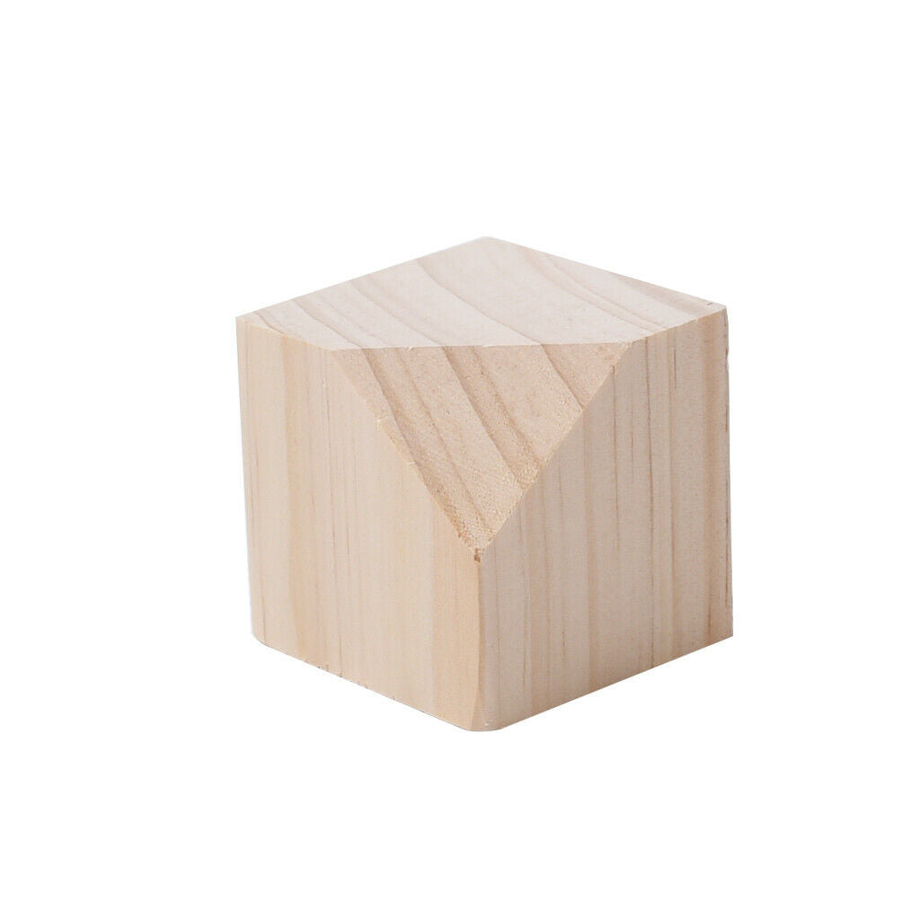 Unpainted unfinished wooden bracelet jewelry display stand