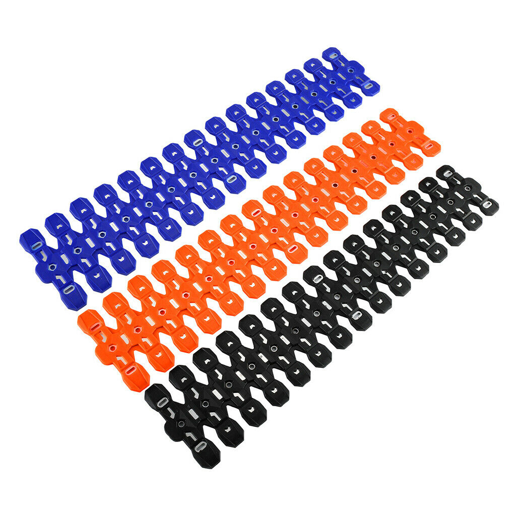 Alloy 2 Stroke Motorcycle Exhaust Pipe Protection Heat Shield Orange