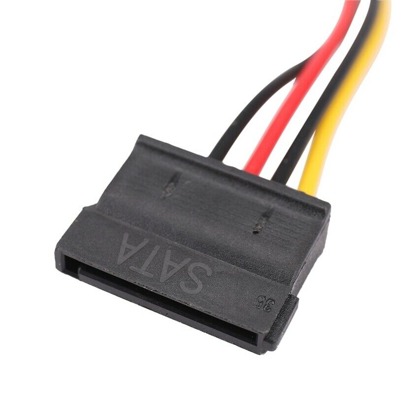 IDE/Molex/IP4/4-pin to SATA Power 15-pin Connector Converter Adapter Cable N7Y1
