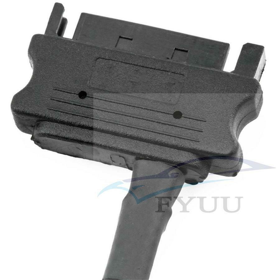 5Pcs 15-Pin Male SATA to Dual Fan 12V Sleeved Power Adapter Cable