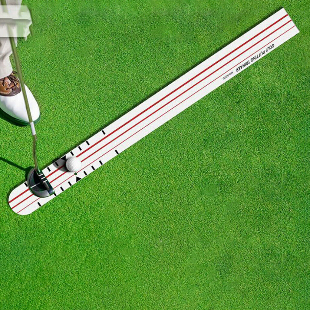 Golf Putting Alignment Trainer Auxiliary Training Sliding Improve Putter
