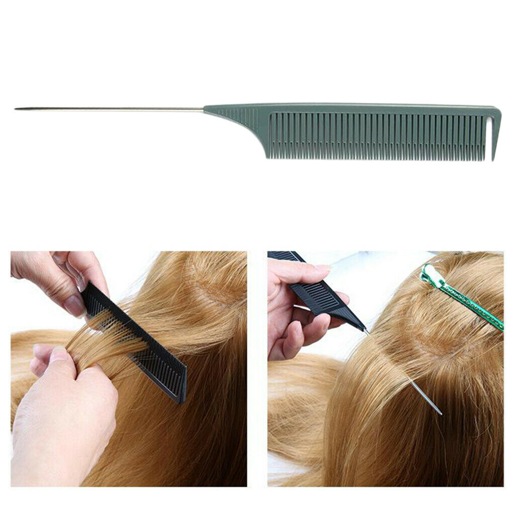 3Pcs New Pro Weaving Highlighting Foiling Hair Comb Highlight for Salon Gray
