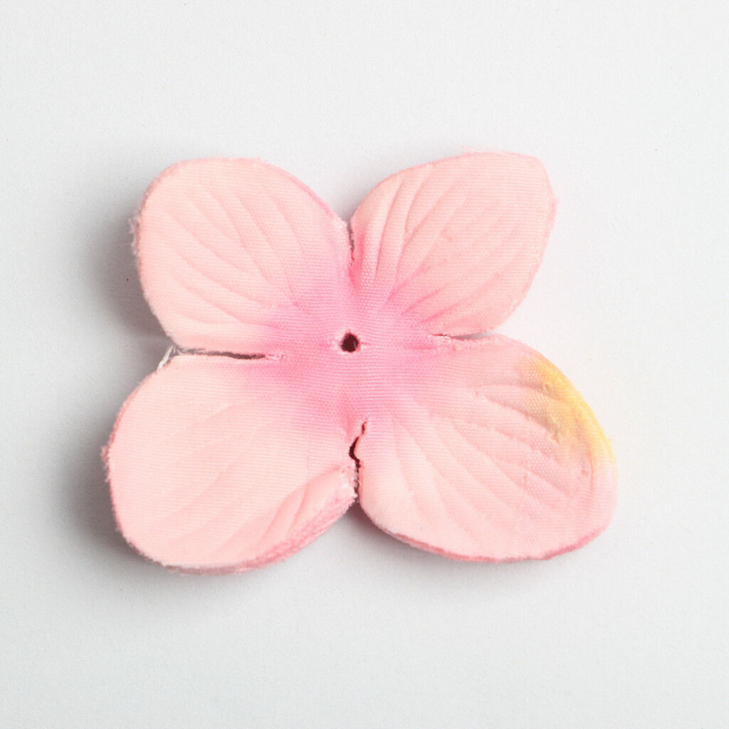 200pcs Pink Silk Artificial Hydrangea Flower Petals for DIY Craft Decor