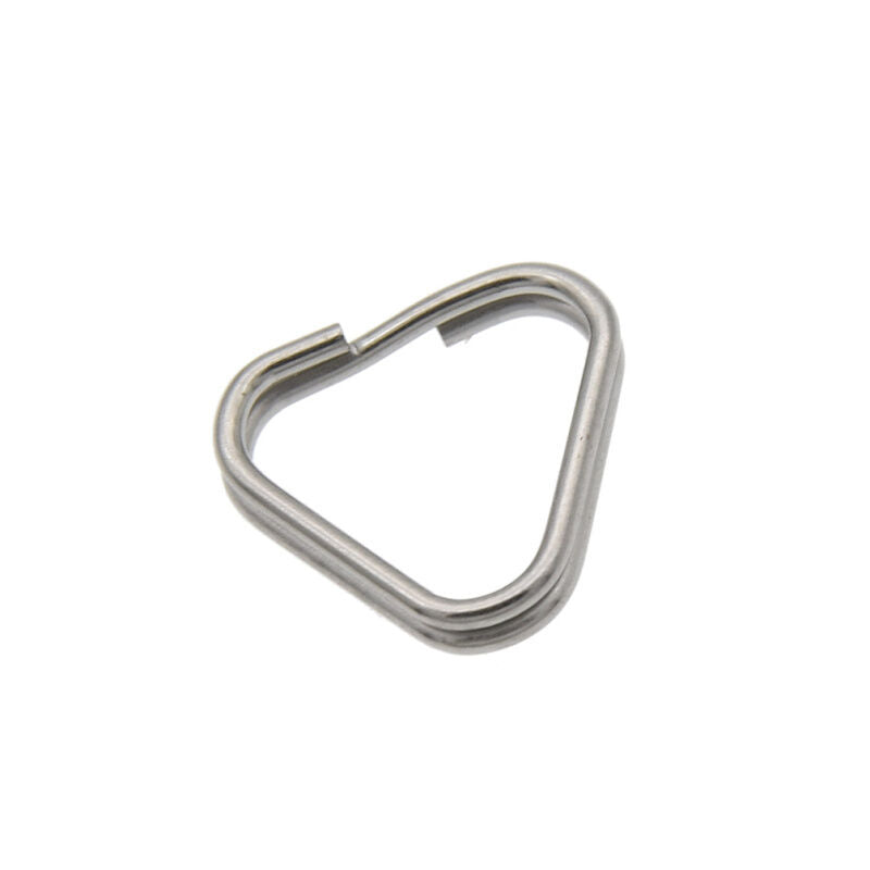 10 Pcs Triangle Rings Keychain Camera Clasps Bag Strap Accessory Replacement New