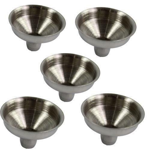 5x Stainless Steel Funnel Filler for All Kinds of Hip Flasks Whiskey  Wine PR SJ