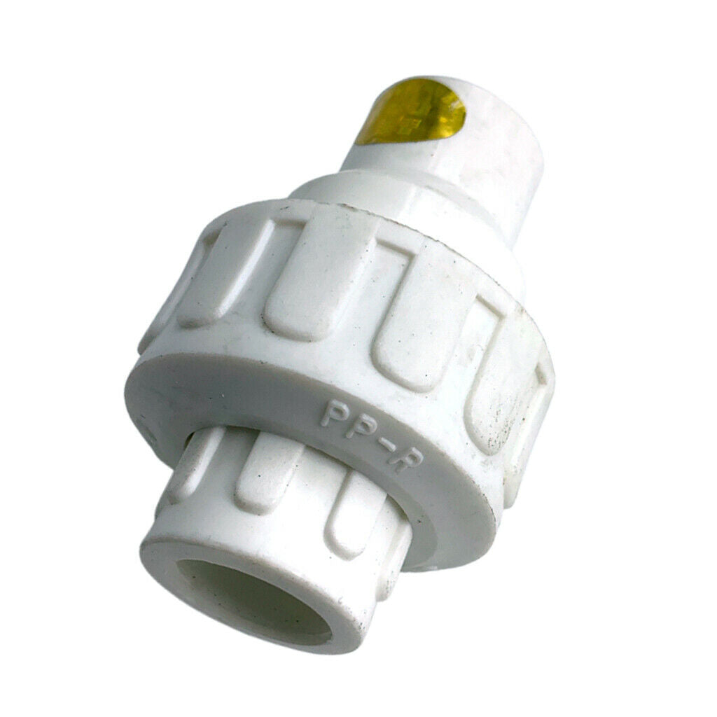 1pc 1/2" PPR Check Valve PPR Pipe Fittings Tube Durable Plastic White