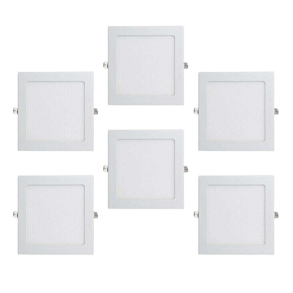 Recessed LED Downlights Warm White Cold White 220-240 V Ceiling  Square-6500k