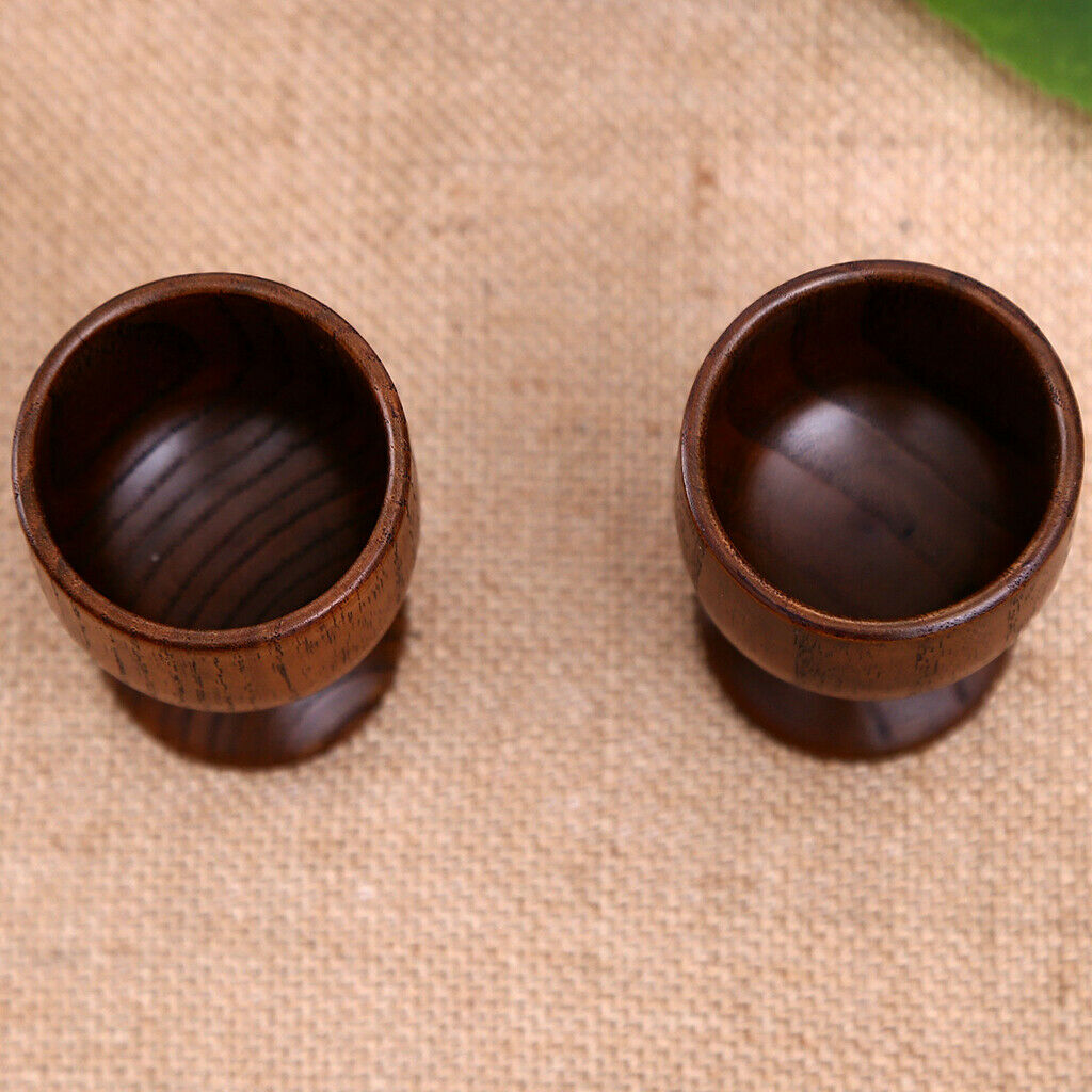 Wooden cup red wine cup Primitive Handmade Coffee Cup Handcrafted 7cm