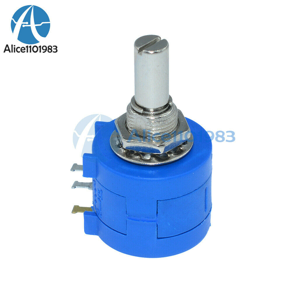 10PCS 10K Ohm 3590S-2-103L Rotary Wirewound Precision Potentiometer Pot 10 Turns