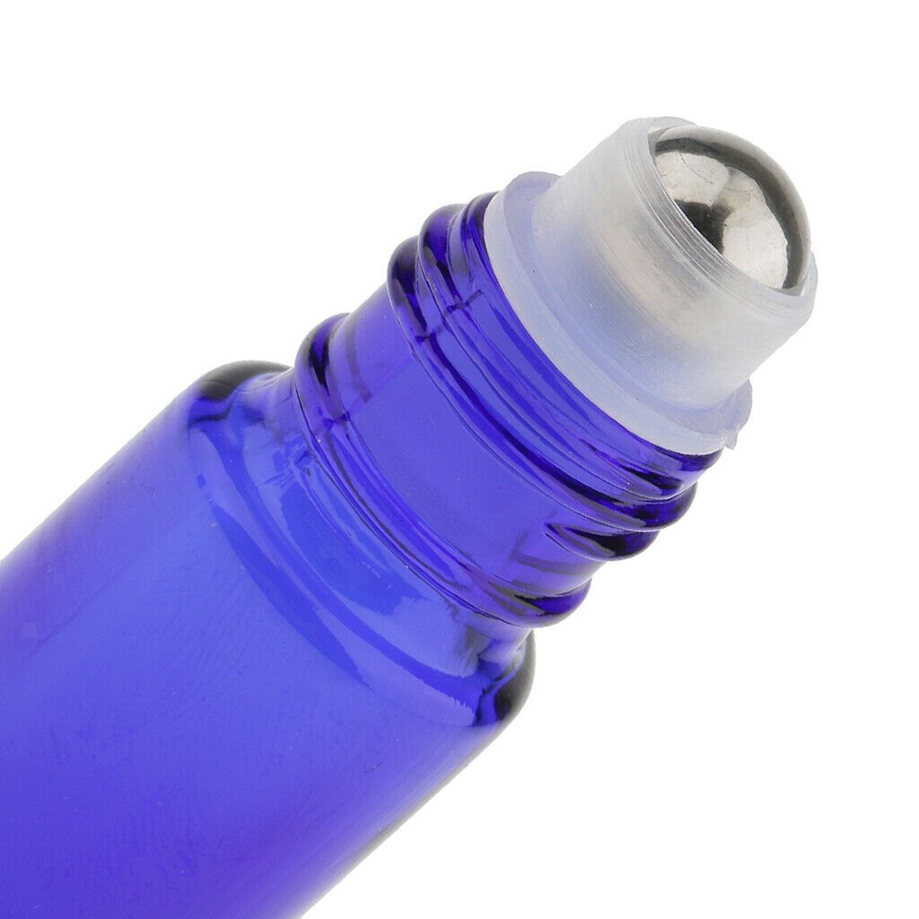 3 Pack 10ml Travel Glass Roller Bottles Tubes Containers for Oils Deodorants