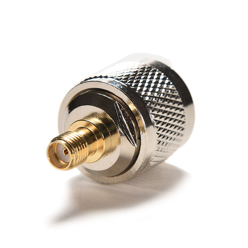 1pc Adapter N plug male to SMA female jack RF connector straight Silve.l8