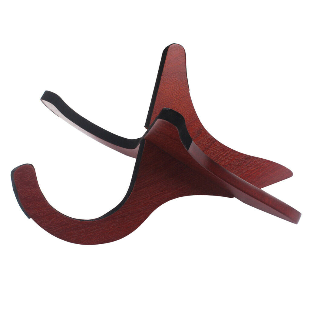 Violin Foladble Wooden Stand Collapsible Holder Support for Ukulele Display
