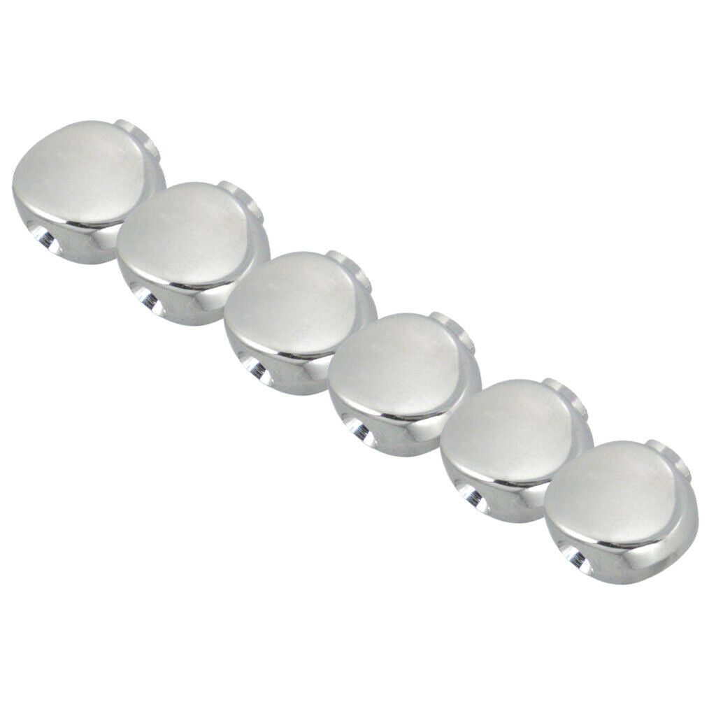 6Pcs Concave Design Guitar Tuner Machine Head Zinc Alloy Knobs Tuning Pegs