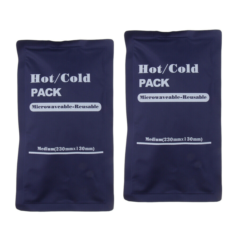 2 Pieces Gel Ice Bag Reusable Cold Pack for Knee Elbow Shoulder Aches Puffiness