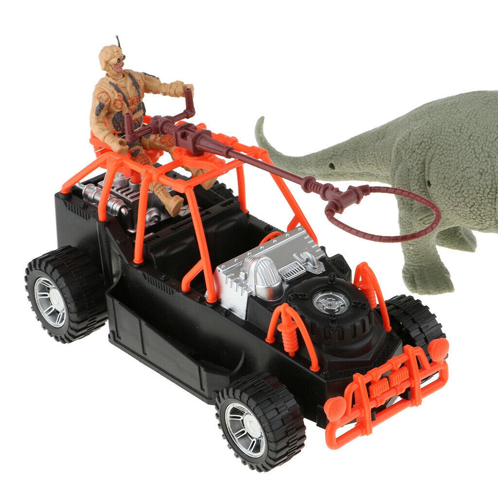 Kids Dinosaur Toys Tabletop Playset Sand Table Layouts Action Figures Decors