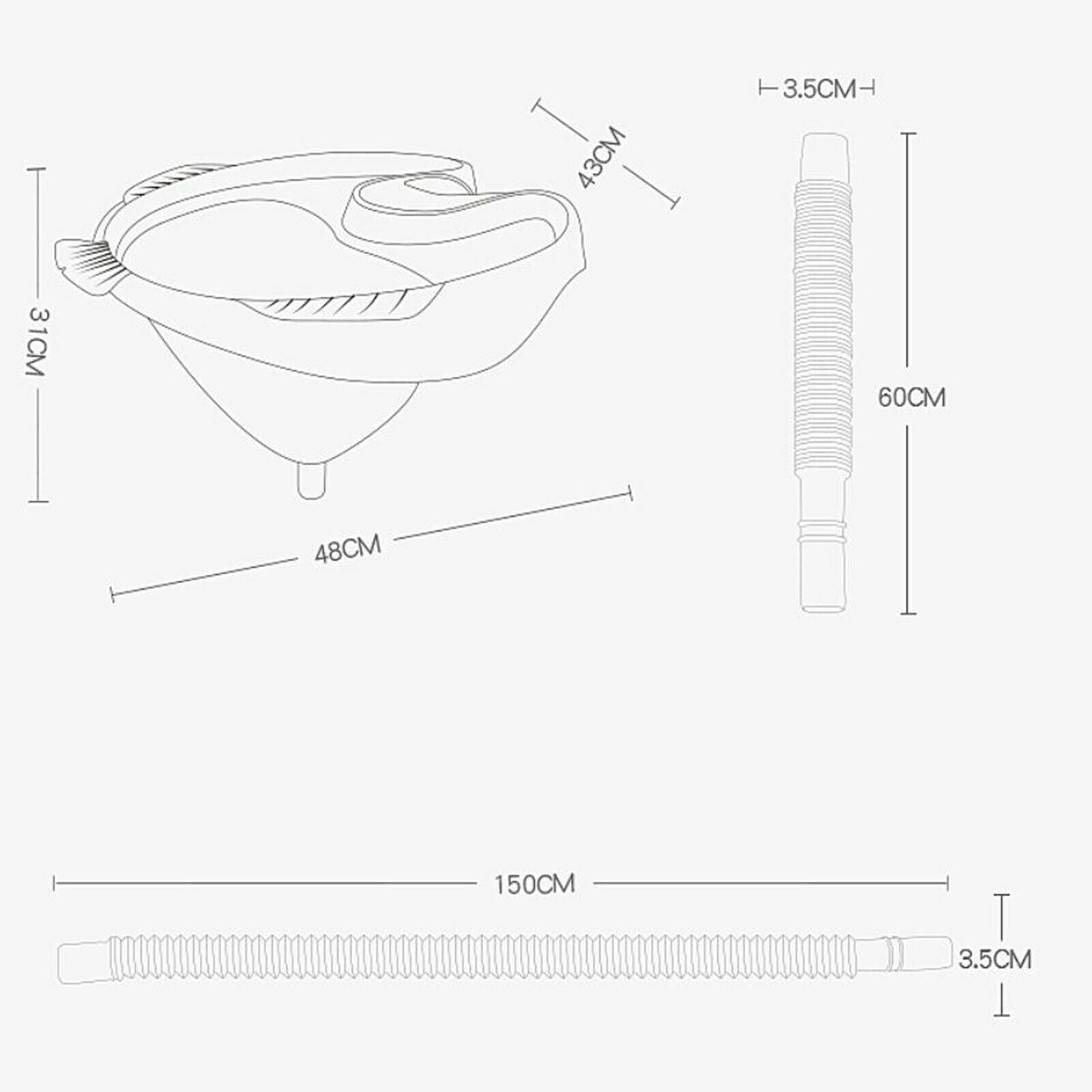 Comfortable Hair Washing Sink Bowl for Bedridden Patients Professional