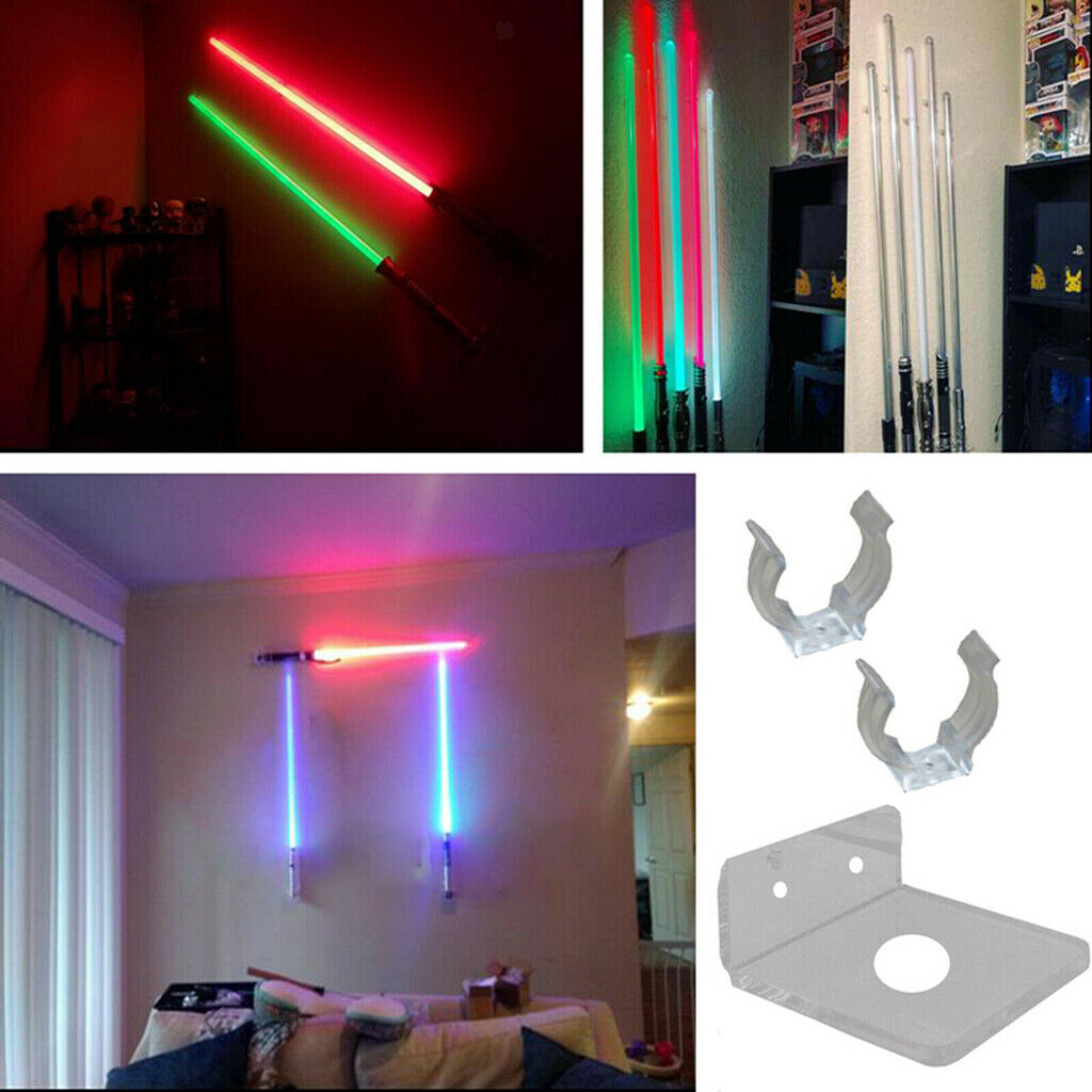 Clear Acrylic Display Stand Holder for Lightsaber Vertical Rack Bracket