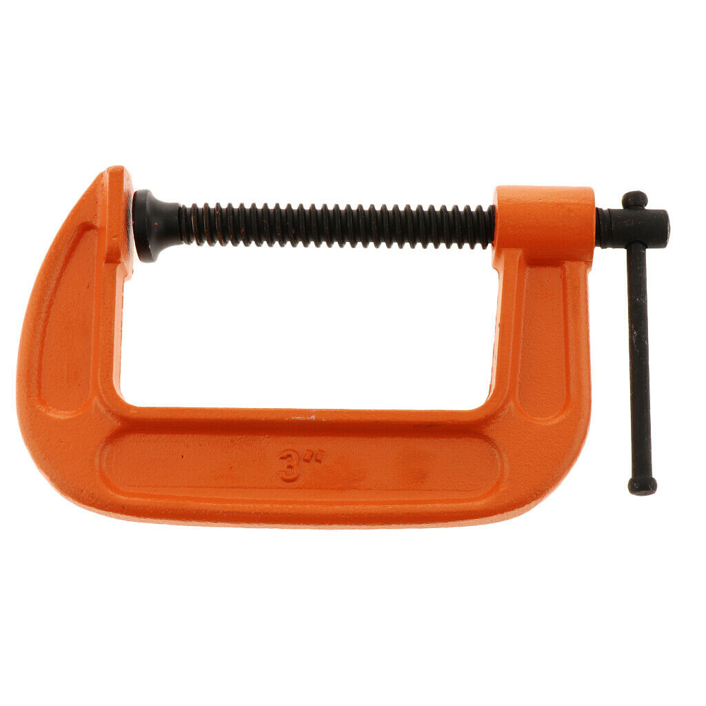 3pcNew Heavy Duty G Clamp Steel Industrial Metal Wood Woodwork Vice Workshop