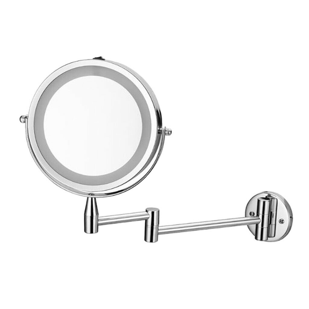 1X/3X Magnified Cosmetic Shaving Tweezing Vanity Mirror for Hotel Salon