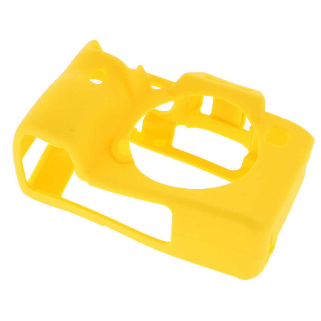 Yellow Soft Skin Silicone Cover Case for Sony A7III A7RIII A7MIII Camera